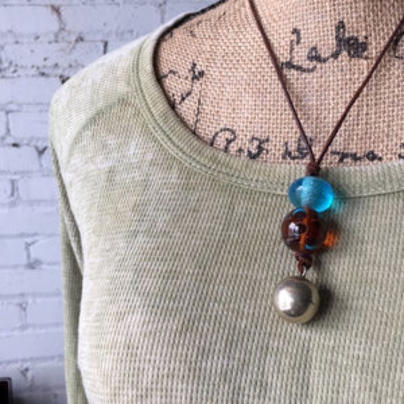 Artisan Crafted Glass Bead Venice & Angel Caller w/Sound - Picture 7 of 9